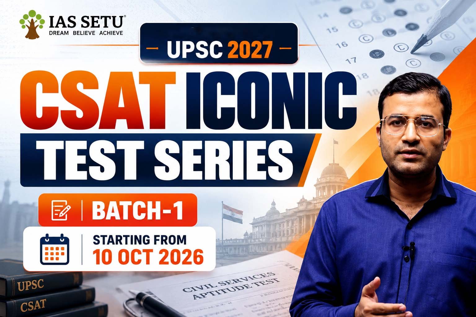 CSAT Iconic Test Series UPSC 2027 by IAS SETU